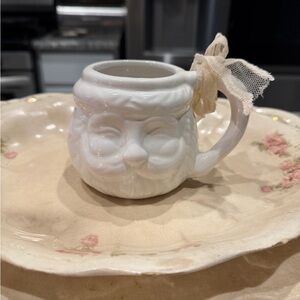 White Santa Claus Mug